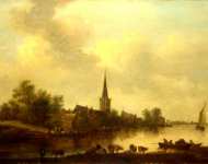 Jan van Goyen - A River Landscape